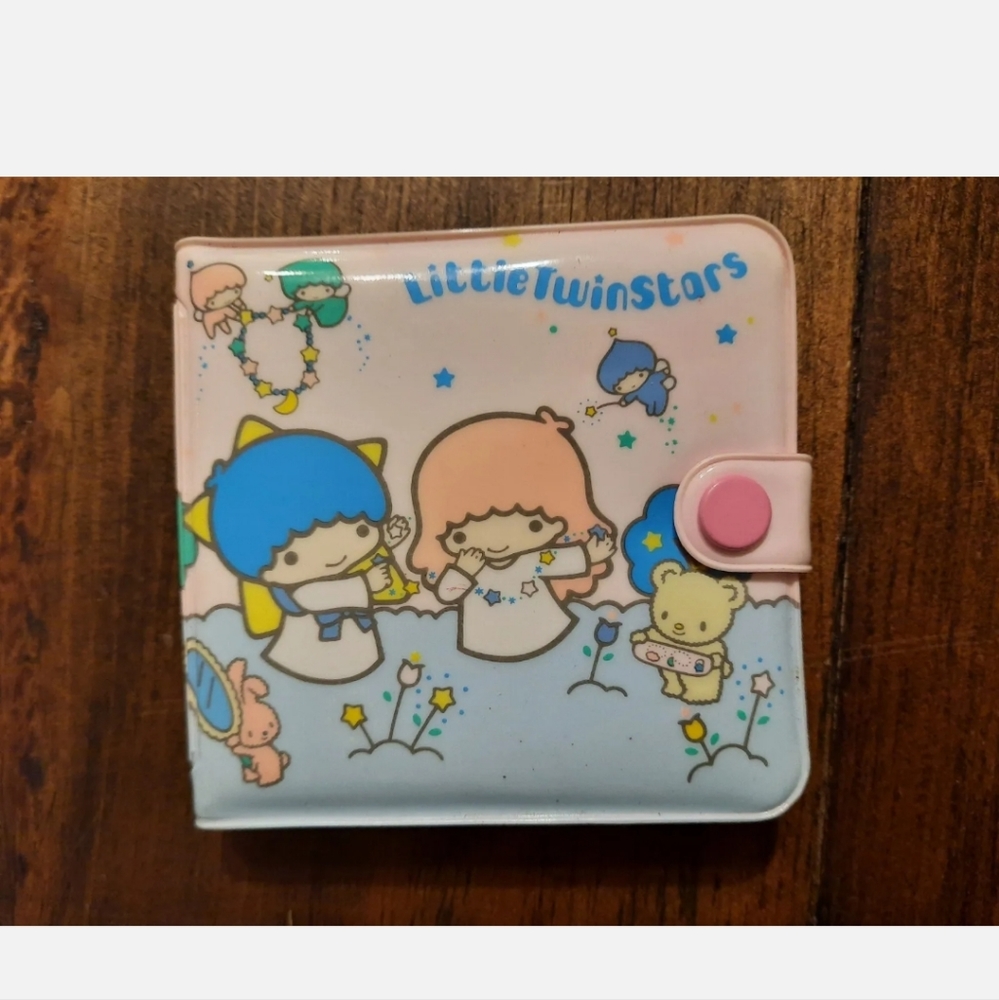 Vintage 1984 Sanrio twin stars wallet